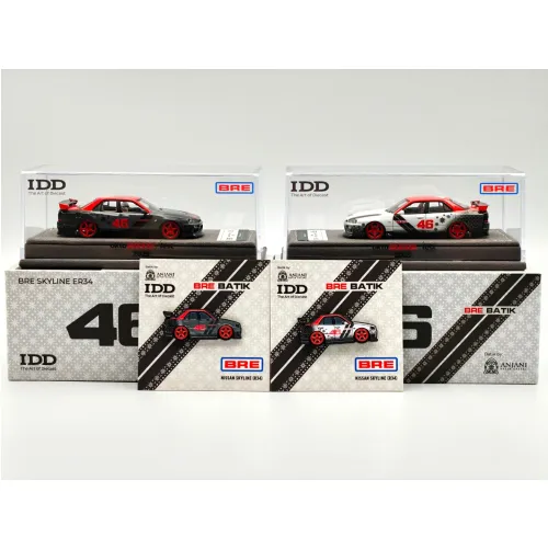 IDD10 - BRE BATIK SKYLINE ER34 + PIN by LEENCUSTOMS INDONESIA DIECAST EXPO 2025