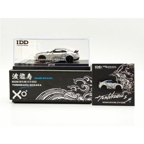 PIN LEENCUSTOMS IDD x Toshikazu Nozaka Nissan GT-R [R35] [Nami-Ryuju] INDONESIA DIECAST EXPO 2024